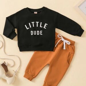 Little Boy Black Sweatshirt